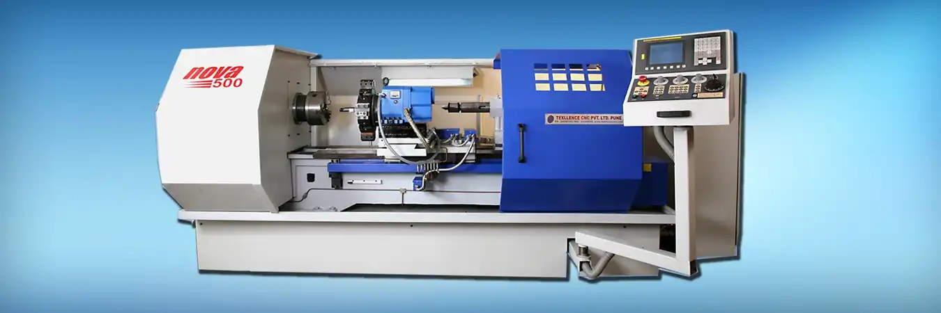 CNC Lathe Machines, CNC Retrofitting & Refurbishing, CNC Trainer Machines from Pune, Maharashtra, India. 