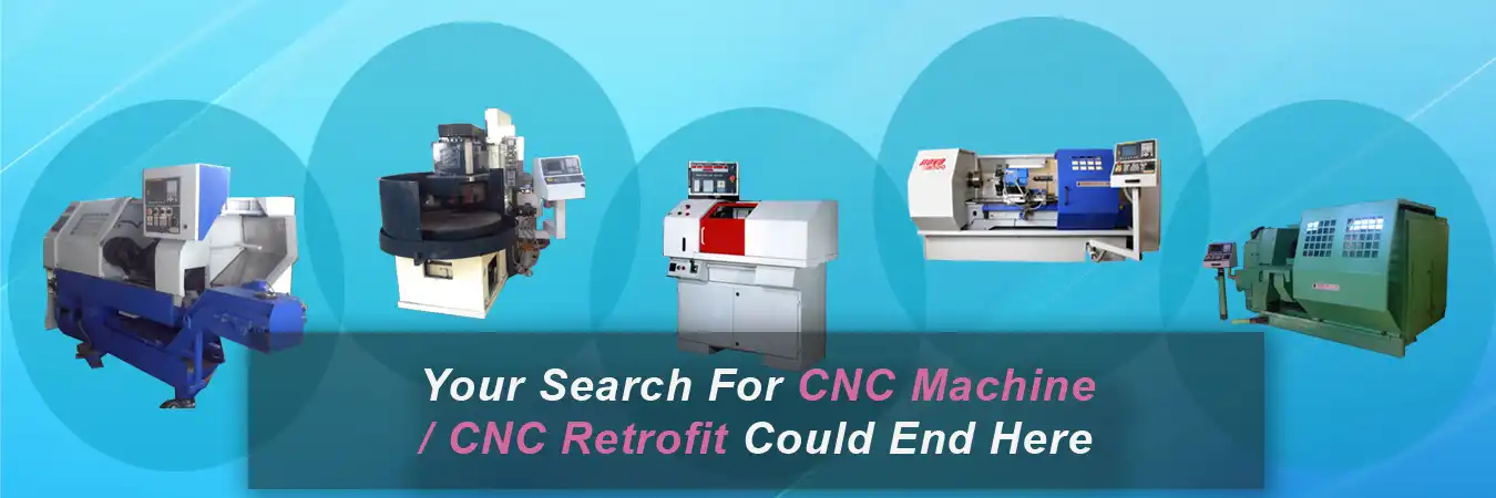 CNC Lathe Machines, CNC Retrofitting & Refurbishing, CNC Trainer Machines from Pune, Maharashtra, India. 